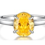 Champagne Yellow Floral-Inspired Ring – CJ163