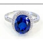 Sapphire Blue Adjustable Stackable Ring – CJ167