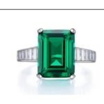 Emerald Green Gemstone Engagement Ring – CJ171