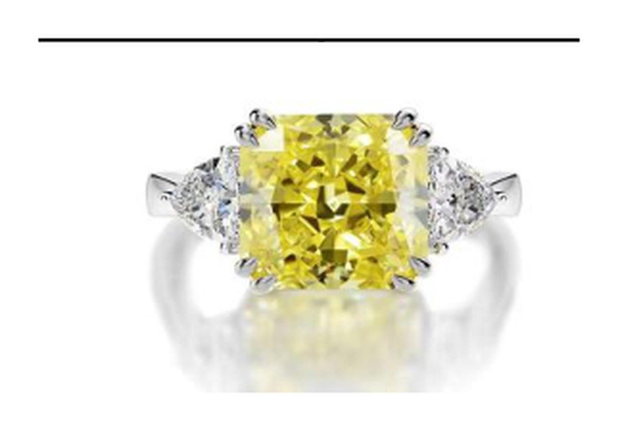 Champagne Yellow Adjustable Stackable Ring – CJ173