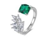 Emerald Green Statement Ring – CJ176