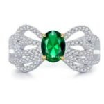Emerald Green Statement Ring – CJ180
