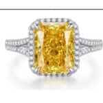 Champagne Yellow Gemstone Engagement Ring – CJ185
