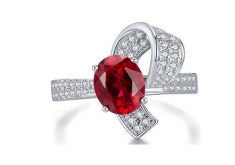 CJ196 Ruby Red Statement Ring – CJ196 - Image 1