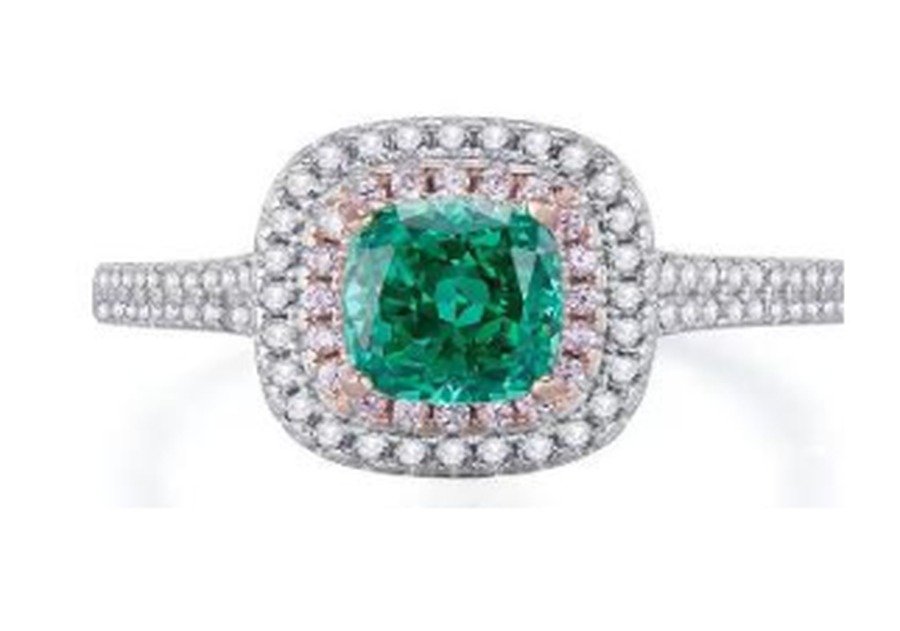 CJ197 Emerald Green Statement Ring – CJ197 - Image 1