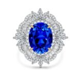 Sapphire Blue Gemstone Engagement Ring – CJ200