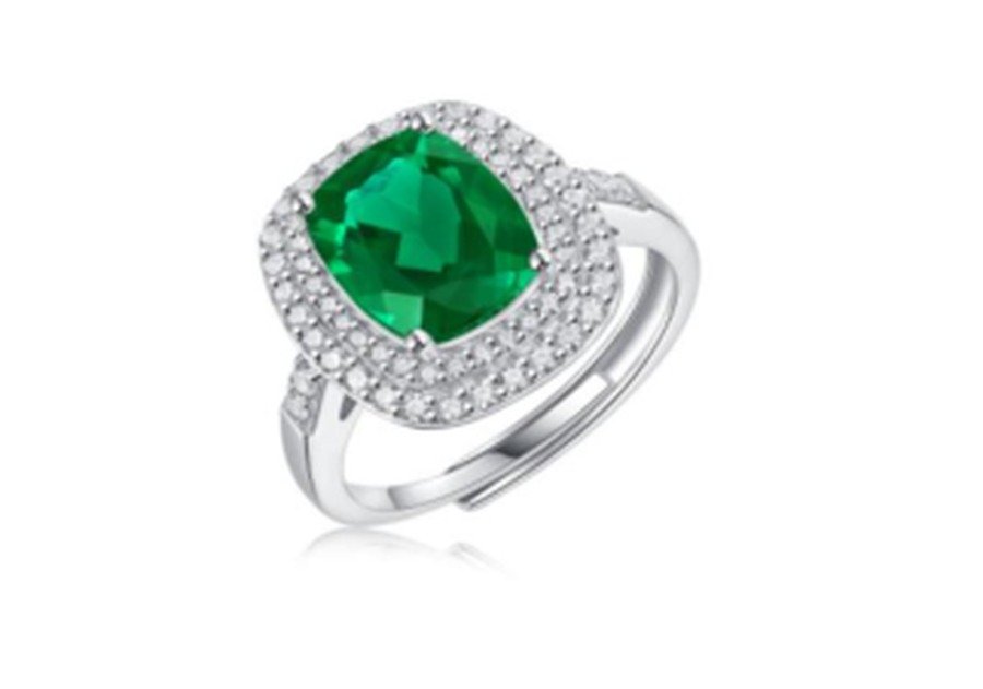 CJ204 Emerald Green Statement Ring – CJ204 - Image 1