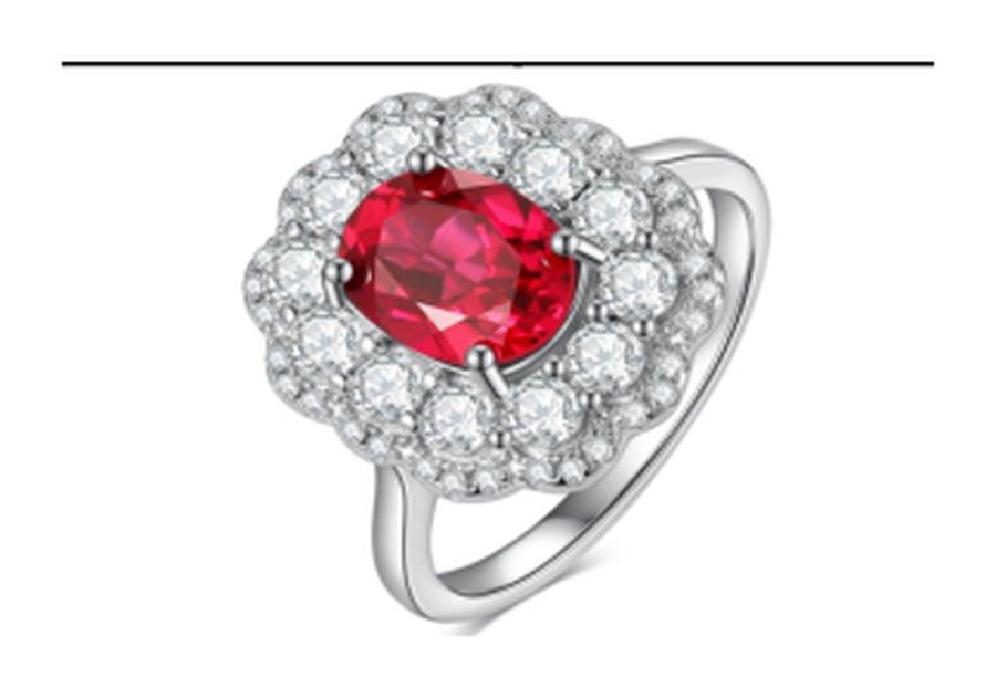 CJ214 Ruby Red Statement Ring – CJ214 - Image 1