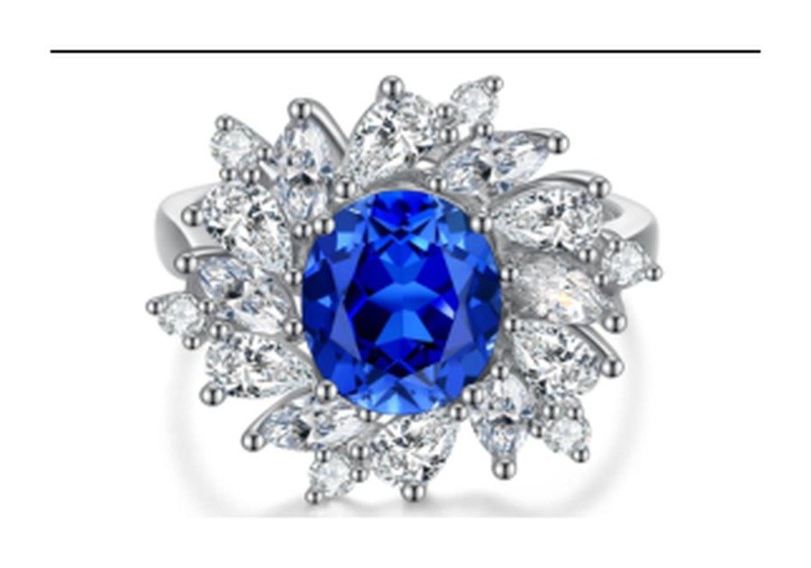 Multicolor Gemstone Engagement Ring – CJ223