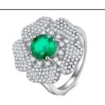 Emerald Green Statement Ring – CJ225