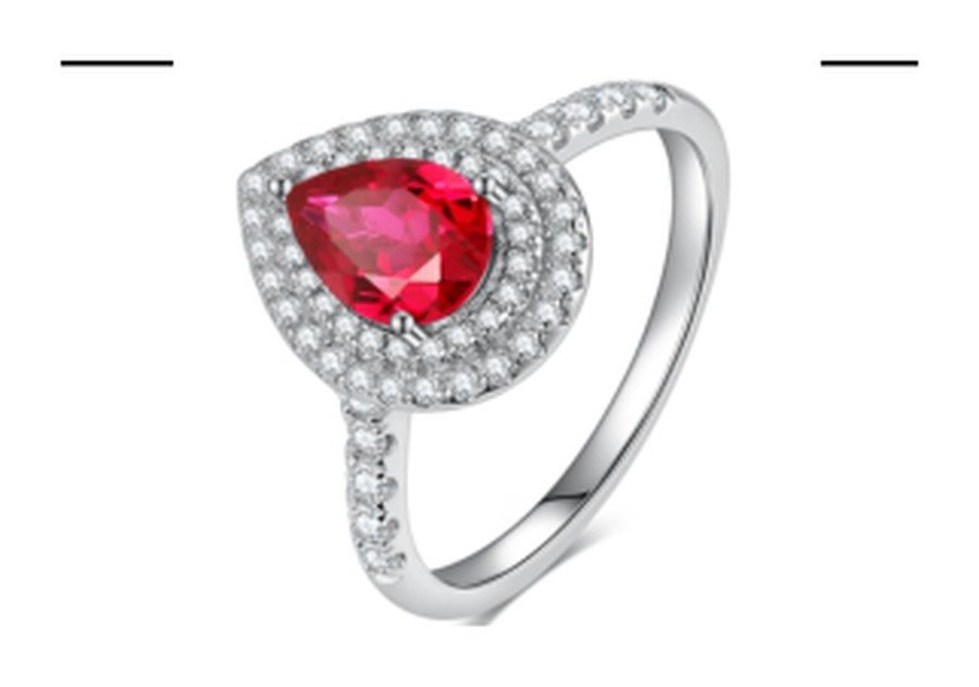 CJ228 Ruby Red Statement Ring – CJ228 - Image 1