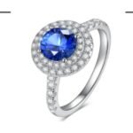 Sapphire Blue Statement Ring – CJ229