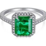 Emerald Green Adjustable Stackable Ring – CJ239