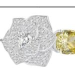 Champagne Yellow Gemstone Engagement Ring – CJ242