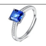 Sapphire Blue Adjustable Stackable Ring – CJ246