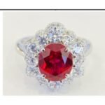 Ruby Red Gemstone Engagement Ring – CJ249