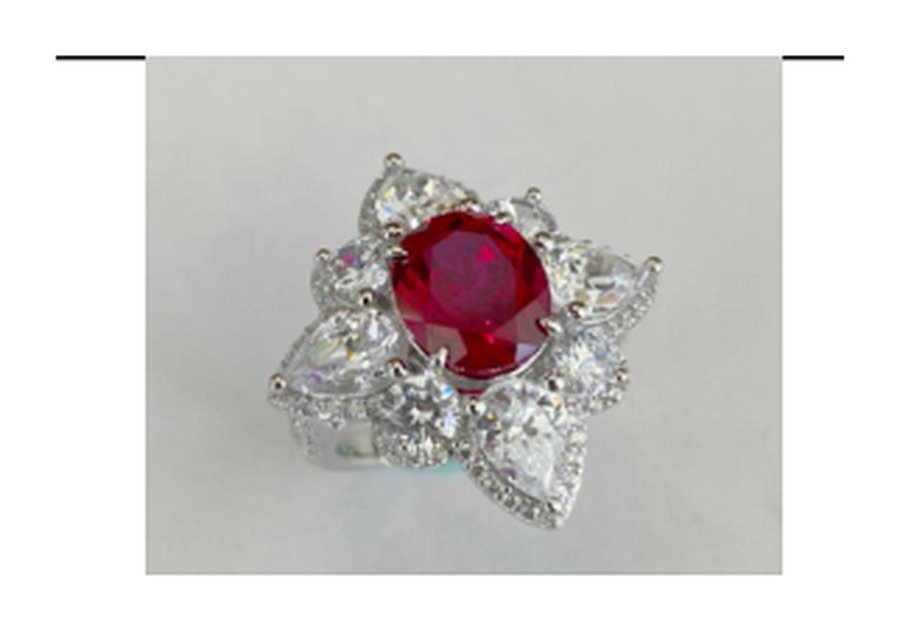 CJ253 Multicolor Gemstone Engagement Ring – CJ253 - Image 1