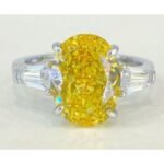 Champagne Yellow Gemstone Engagement Ring – CJ261
