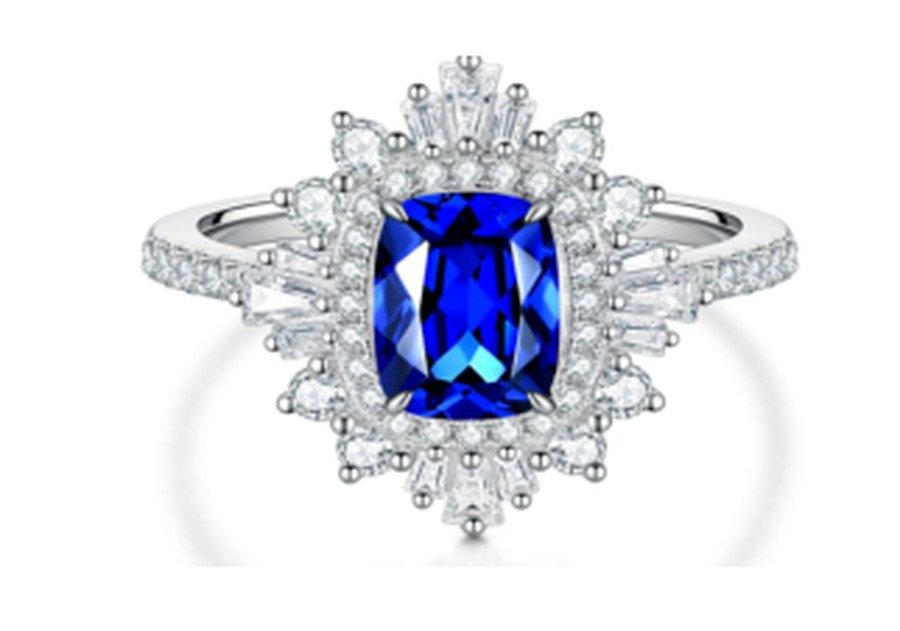 CJ265 Sapphire Blue Statement Ring – CJ265 - Image 1