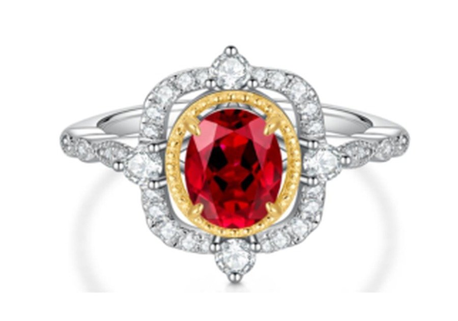 Ruby Red Statement Ring – CJ266