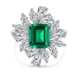 Emerald Green Statement Ring – CJ267