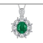 Emerald Green Pendant Necklace – CP004