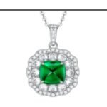 Emerald Green Pendant Necklace – CP005