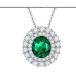 Emerald Green Pendant Necklace – CP015