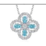 Sapphire Blue Pendant Necklace – CP017
