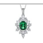 Emerald Green Pendant Necklace – CP018
