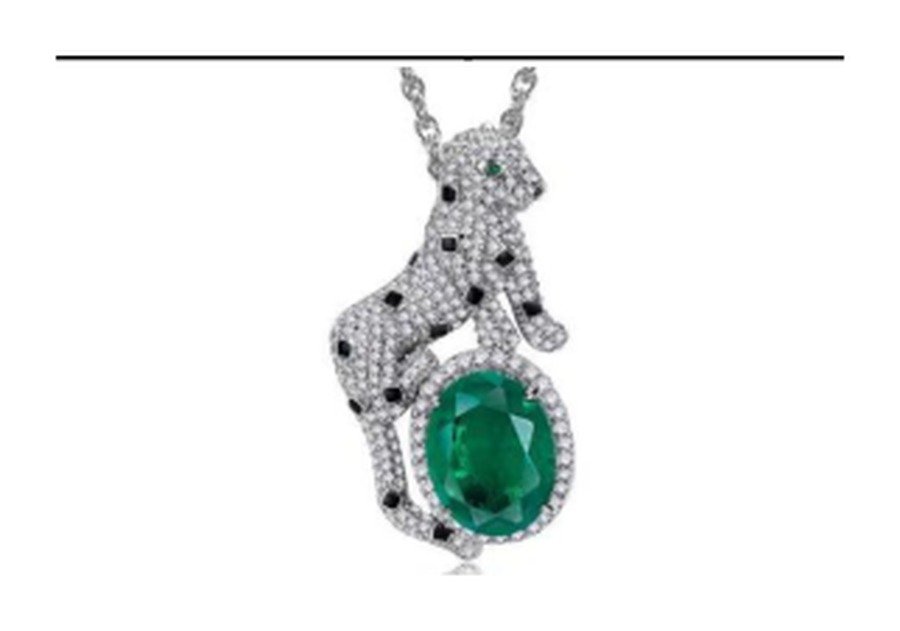 Emerald Green Sparkle Necklace – CP020