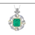 Emerald Green Pendant Necklace – CP038