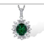 Emerald Green Pendant Necklace – CP056