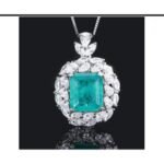 Sapphire Blue Pendant Necklace – CP065