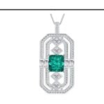 Sapphire Blue Pendant Necklace – CP067