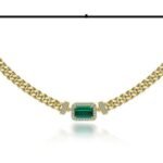 Champagne Yellow Pendant Necklace – CP071