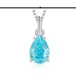 Sapphire Blue Pendant Necklace – CP075
