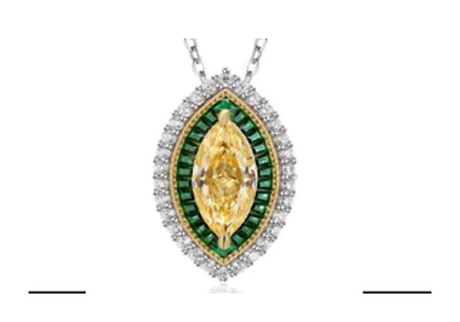 CP078 Multicolor Pendant Necklace – CP078 - Image 1