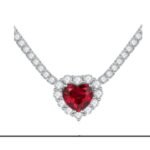 Ruby Red Pendant Necklace – CP080
