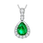 Emerald Green Pendant Necklace – CP088
