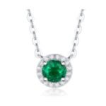 Emerald Green Pendant Necklace – CP089