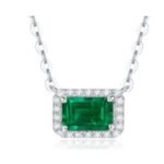 Emerald Green Pendant Necklace – CP090