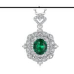Emerald Green Pendant Necklace – CP099