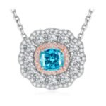 Sapphire Blue Pendant Necklace – CP103