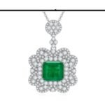 Emerald Green Pendant Necklace – CP106