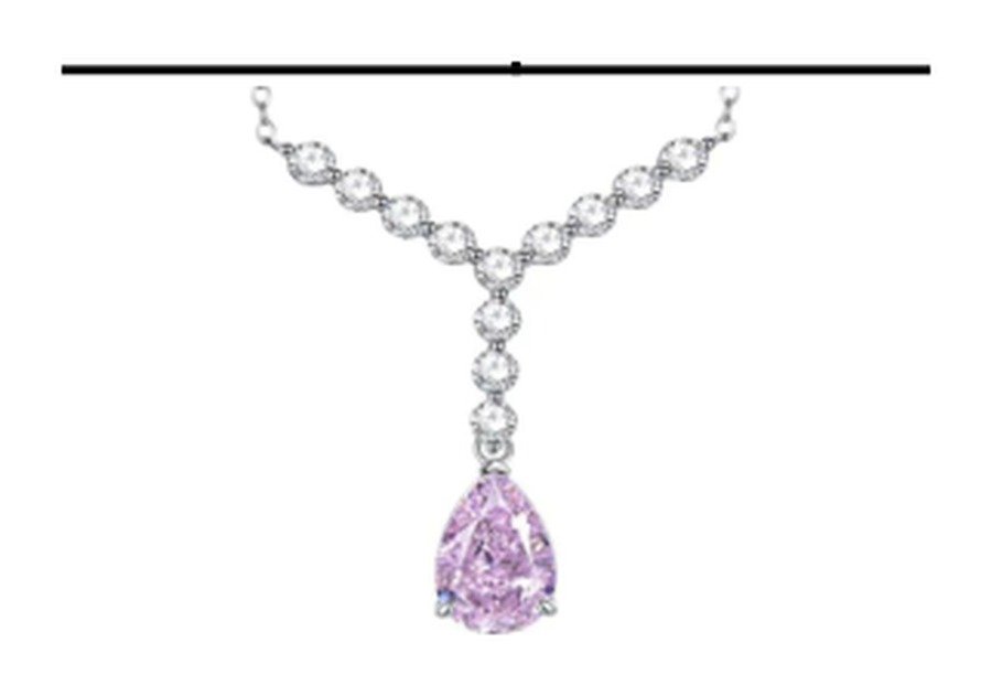 Ruby Red Pendant Necklace – CP113