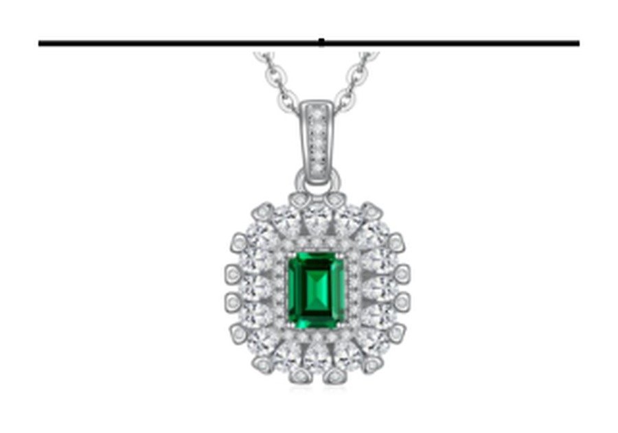 Emerald Green Pendant Necklace – CP115