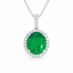 Emerald Green Pendant Necklace – CP118