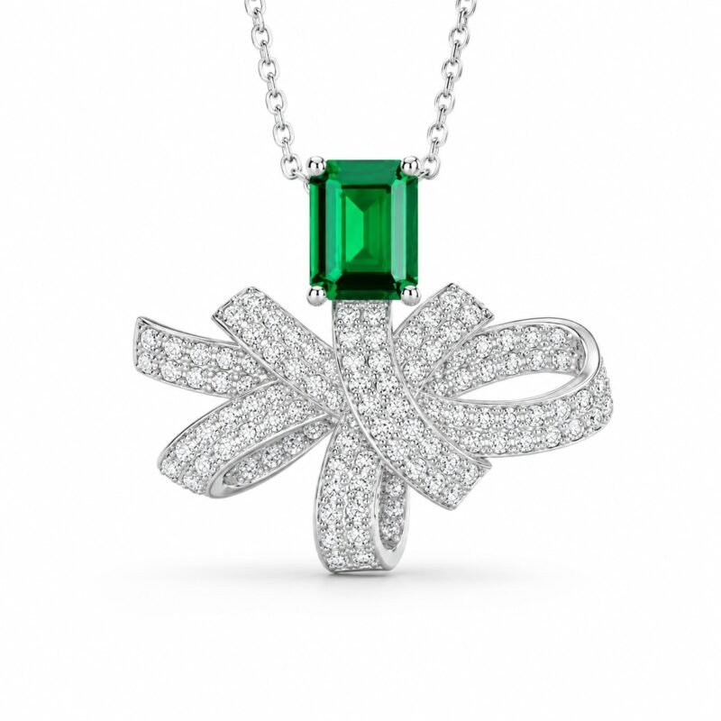 Emerald Green Pendant Necklace – CP119