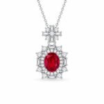 Ruby Red Pendant Necklace – CP120